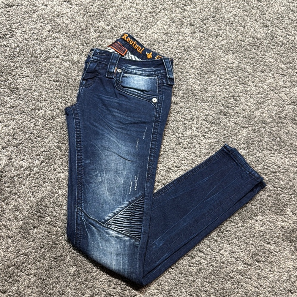 Rock Revival Moto Skinny